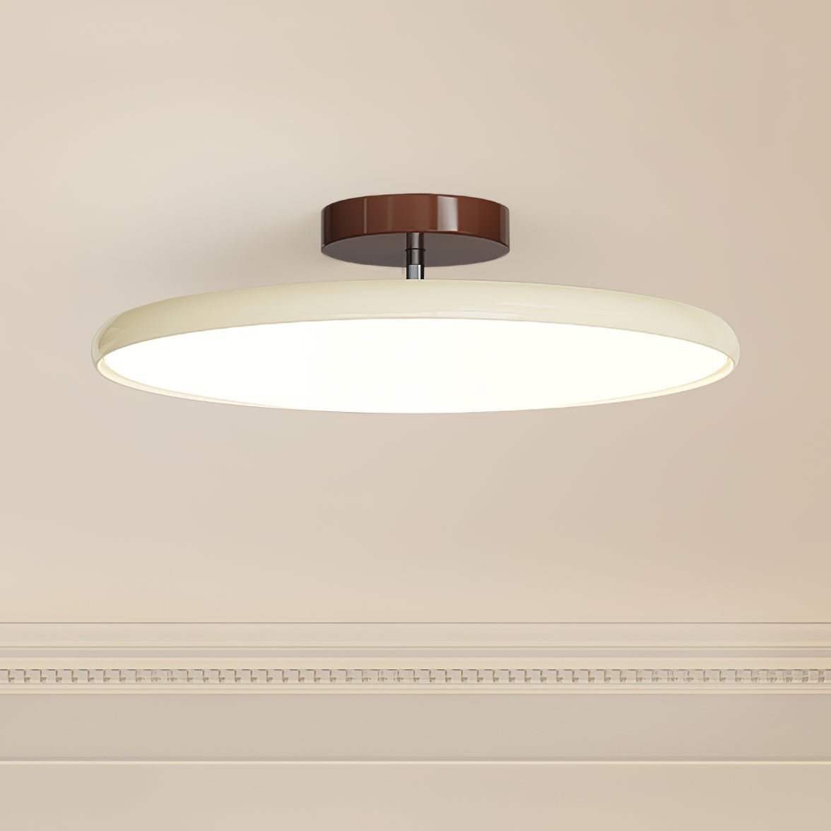 Plafondlamp met Cirkelvormig Ontwerp en Ingebouwde LED voor Slaapkamer 7
