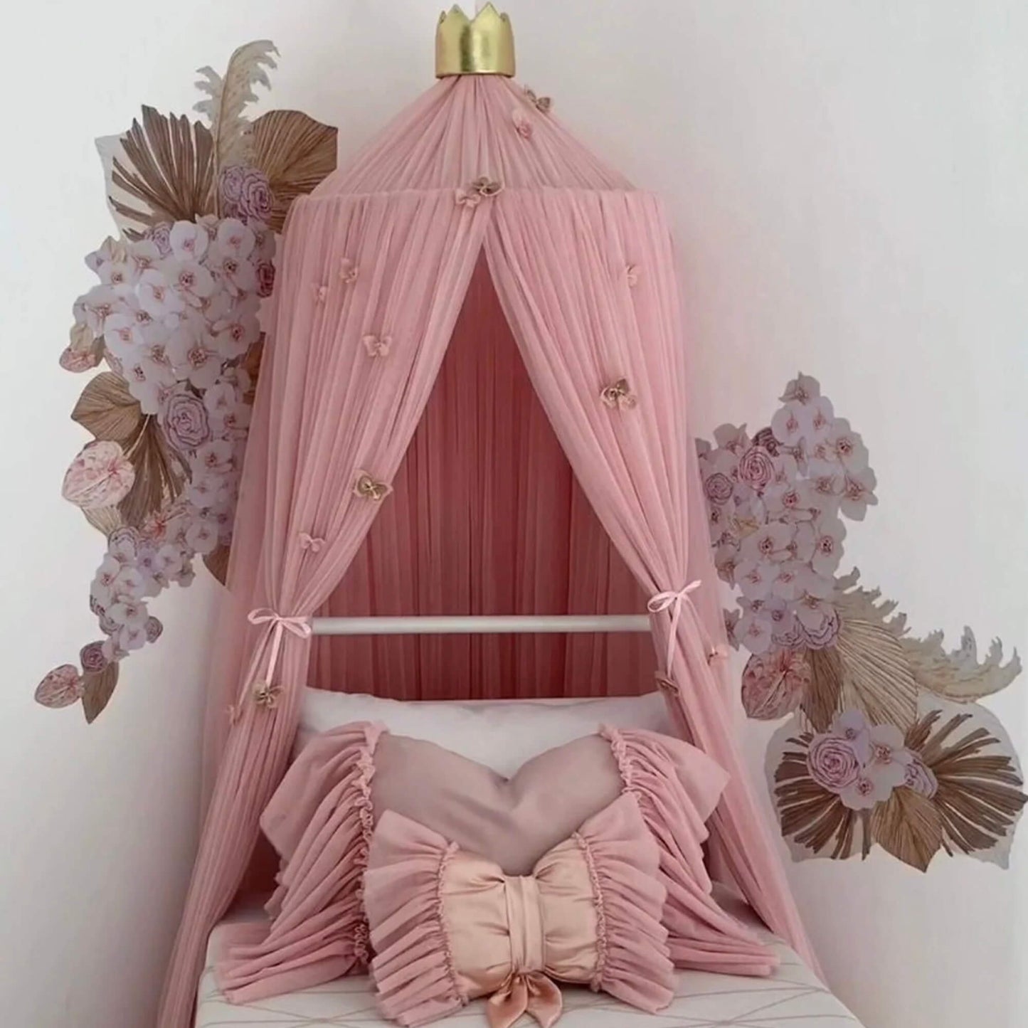 Prinsessen Bedgordijn - Magisch Kinderkamer Gordijn in 6 Kleuren, Katoen/Polyester 2
