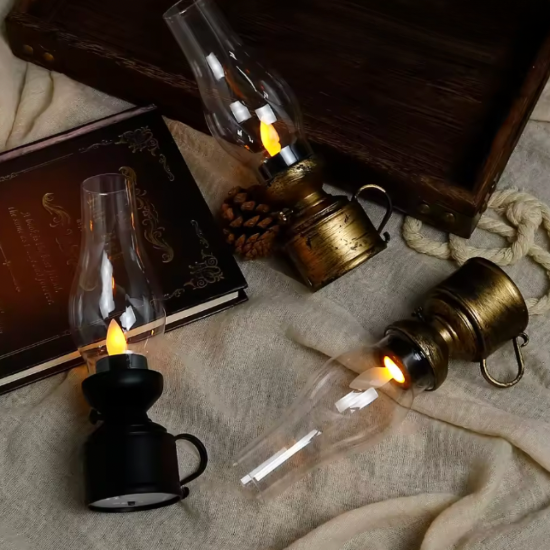 Retro Dimbare LED Olielamp