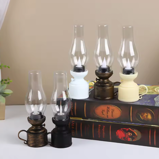 Retro Dimbare LED Olielamp