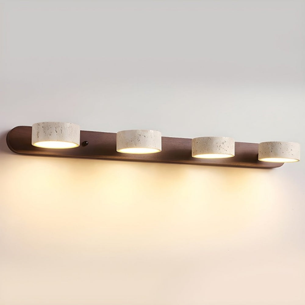 Rotabele Travertine Wandlamp in Japandi Stijl – Moderne Muurlamp voor Binnengebruik 10