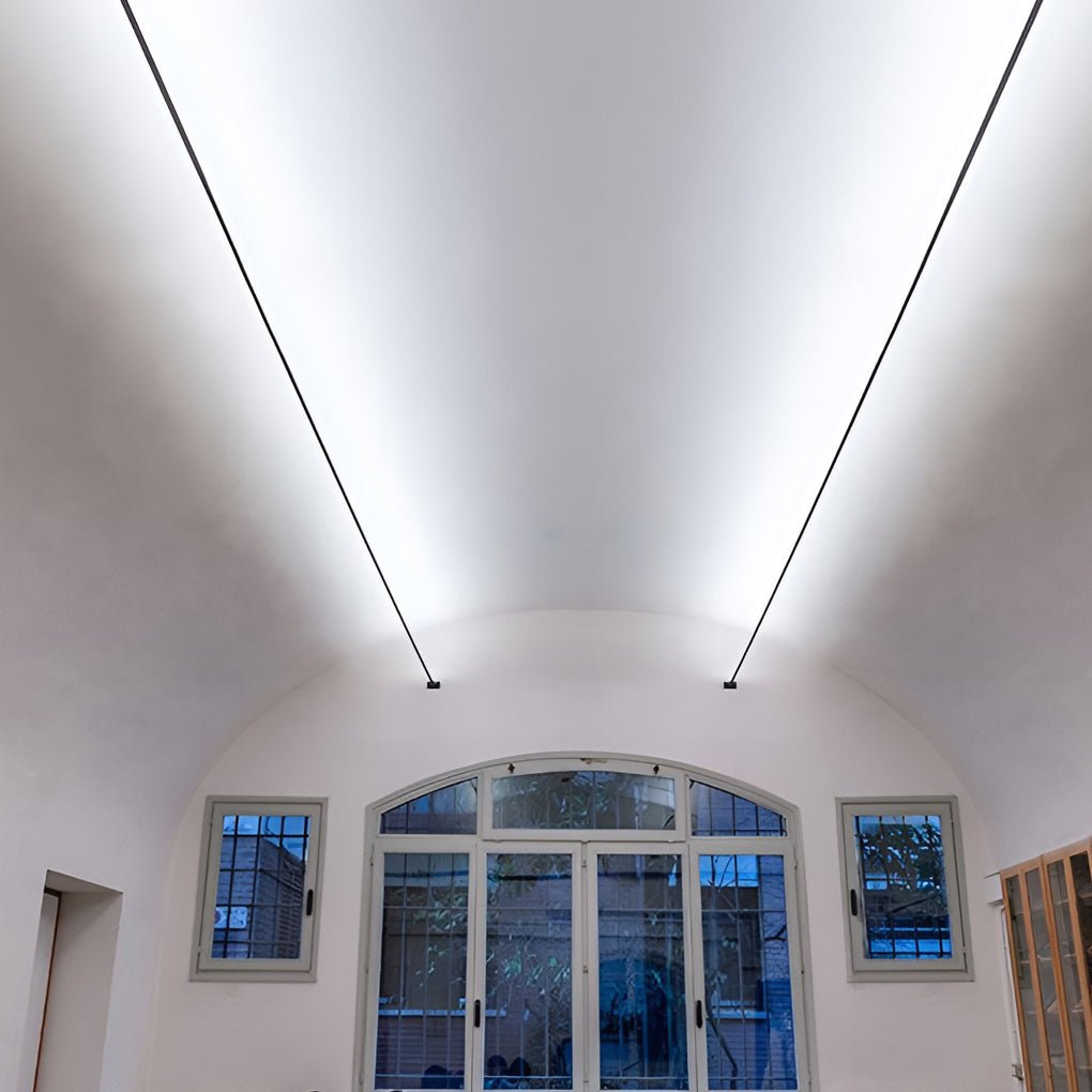 Roteerbare LED Plafondlamp - Zwarte Plafonnière voor Woon- en Werkruimtes - Flexibele Verlichting 8