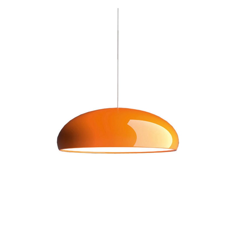 Moderne Hanglamp voor Eettafel en Woonkamer Verlichting Oranje Diameter 60cm