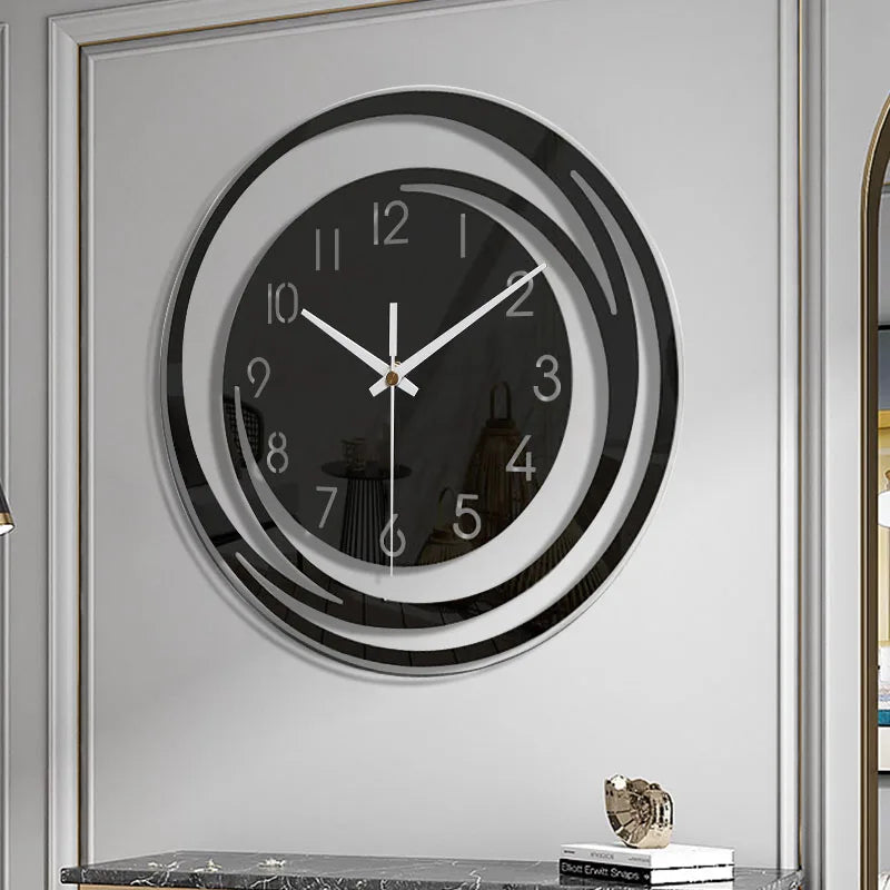 Moderne Wandklok met Stil Mechanisme