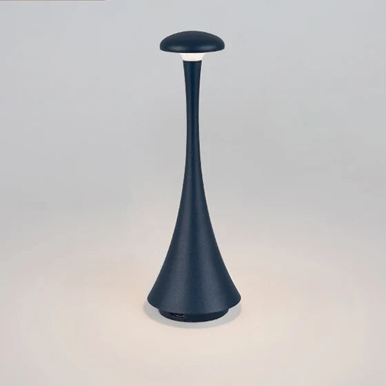Paddenstoel Tafellamp met Aanraakbesturing Marineblauw