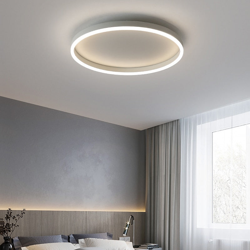 Moderne LED Plafondlamp voor Woonkamer en Slaapkamer Wit