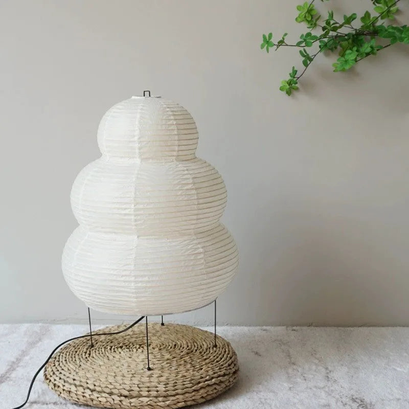 Dimbare Rijstpapier Vloerlamp – Japans Design
