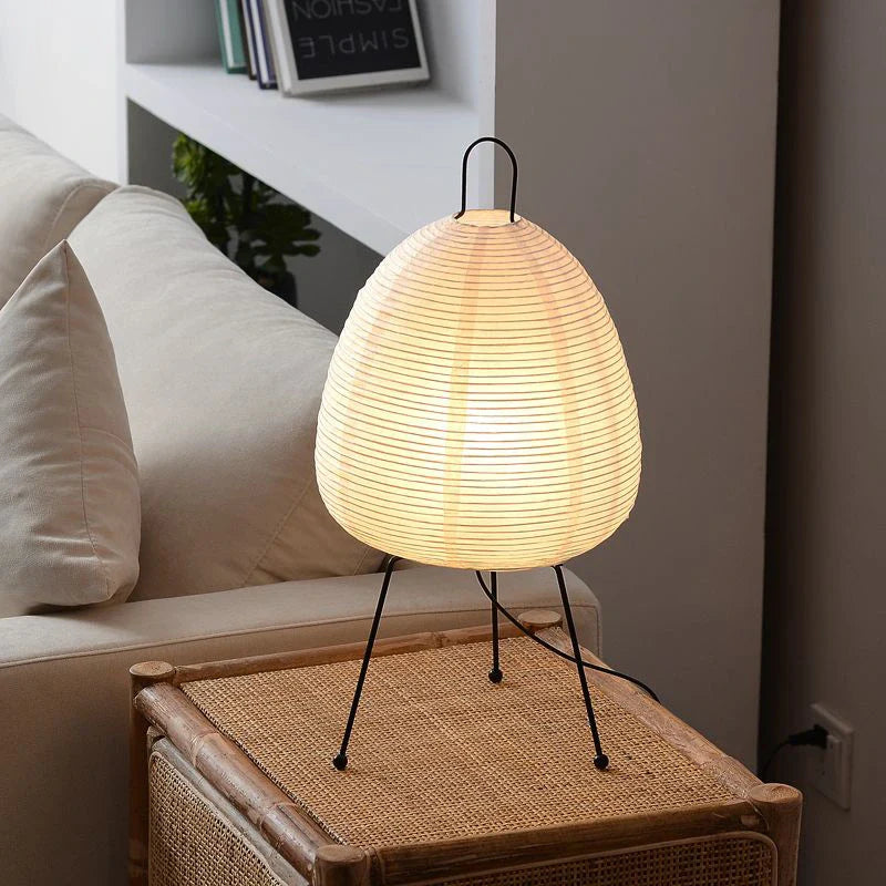 Japanse Rijstpapieren Tafellamp - 30 cm
