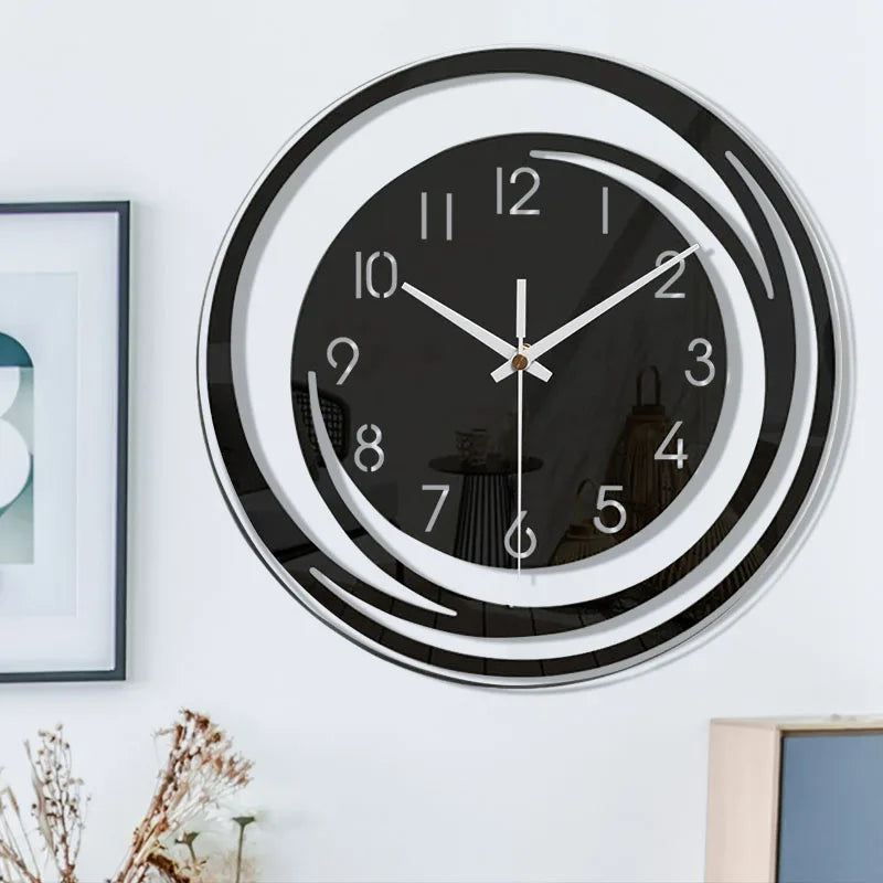 Moderne Wandklok met Stil Mechanisme
