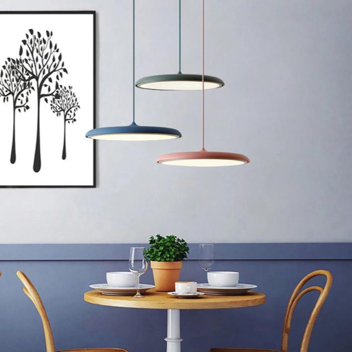 Scandinavische Hanglamp met LED en Minimalistisch Ontwerp voor Woonkamer en Eetkamer