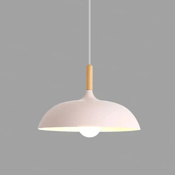 Scandinavische Plafondlamp van Eikenhout met Minimalistisch Ontwerp voor Sfeervolle Verlichting 10