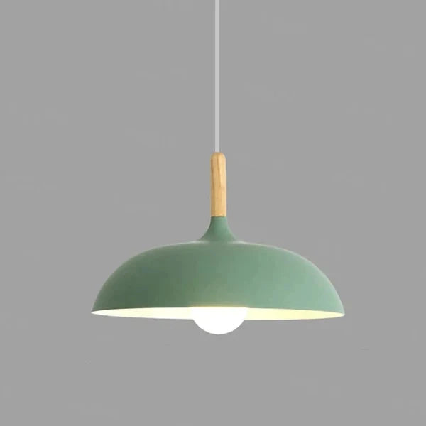 Scandinavische Plafondlamp van Eikenhout met Minimalistisch Ontwerp voor Sfeervolle Verlichting 11