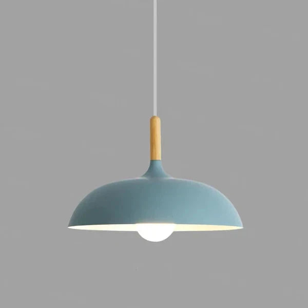 Scandinavische Plafondlamp van Eikenhout met Minimalistisch Ontwerp voor Sfeervolle Verlichting 8