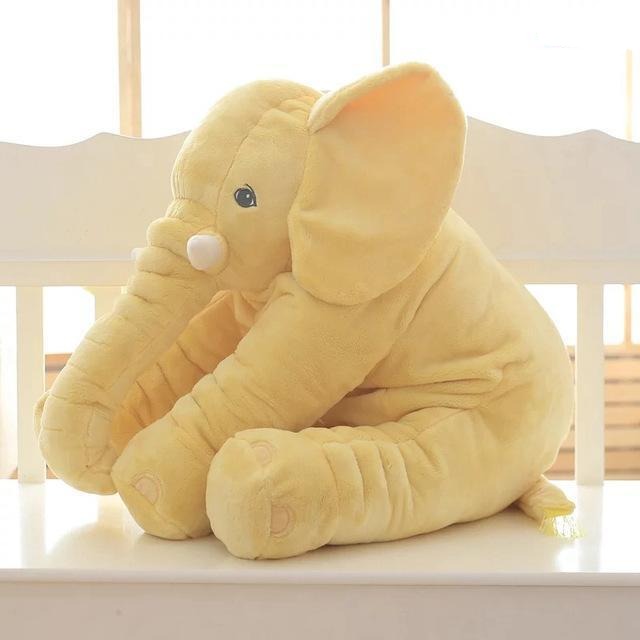 Schattig Baby Olifantenkussen - Zacht Pluche Speelgoed voor Kinderen, Verkrijgbaar in 2 Maten 11