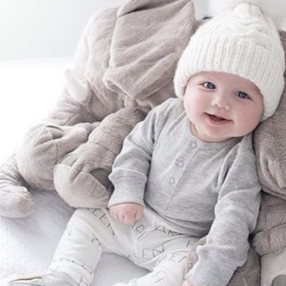 Schattig Baby Olifantenkussen - Zacht Pluche Speelgoed voor Kinderen, Verkrijgbaar in 2 Maten 7