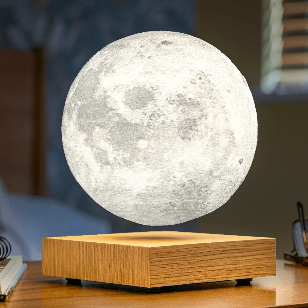 Zwevende 3D-Maanlamp - Draadloze Tafellamp