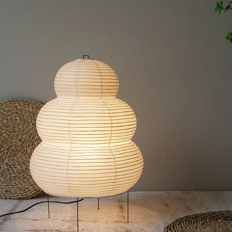 Dimbare Rijstpapier Vloerlamp – Japans Design Default