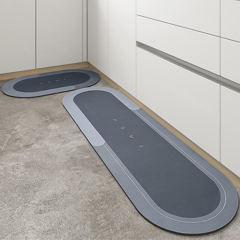 Sneldrogende Badmat van Microvezel voor Ultiem Comfort en Absorptie - 50 x 80 cm, Grijs, Beige, Blauw, Groen 8