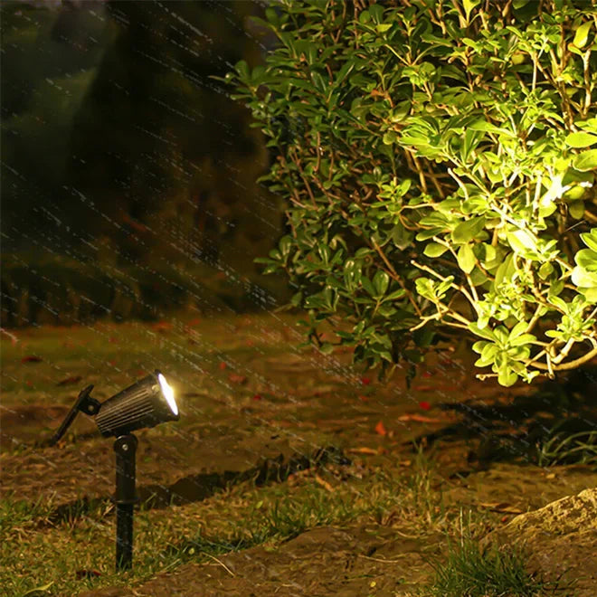 Solar Spotlight Tuin - Set van 2 met Verstelbare Hoek en 9 Kleuren Licht