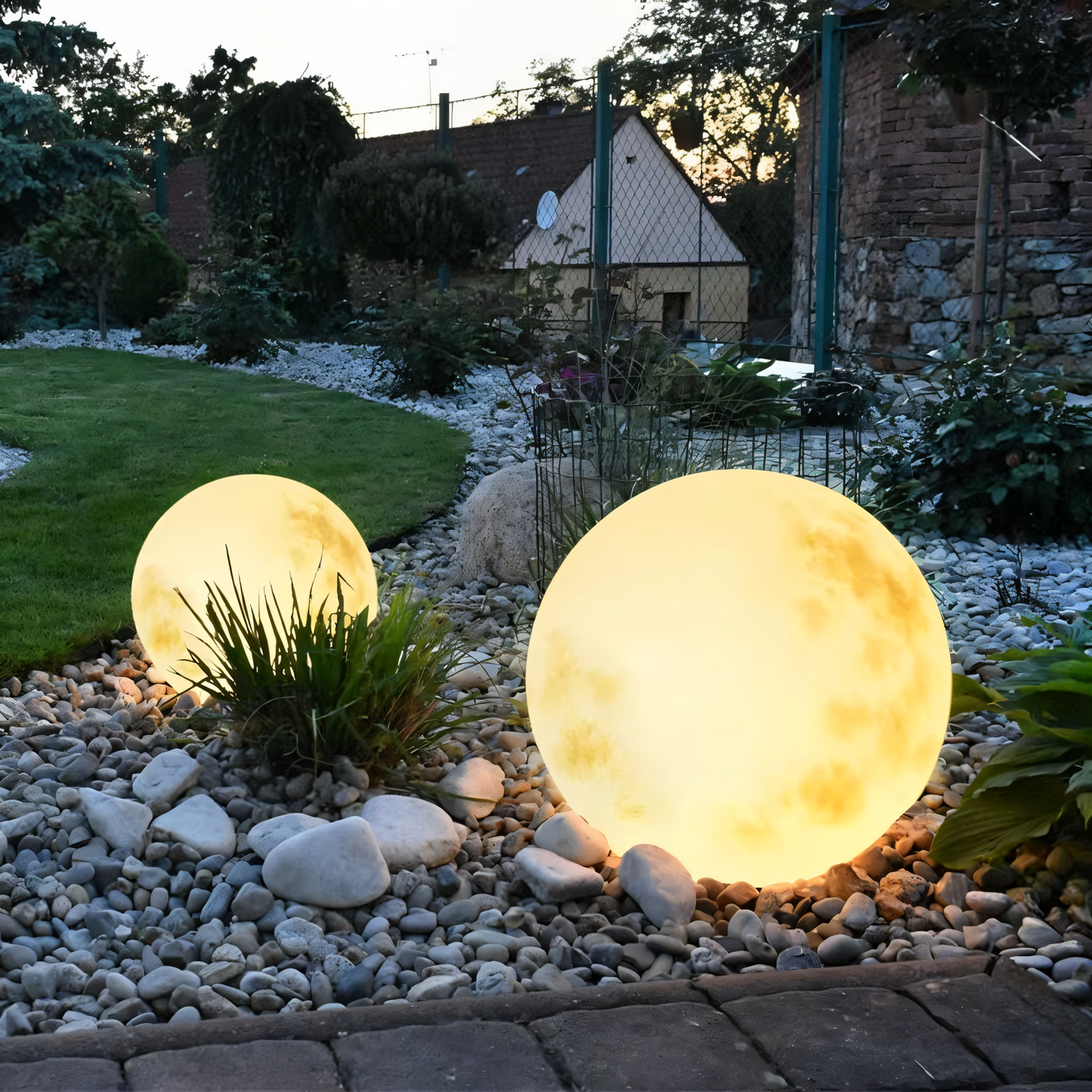Solar Tuinlamp Maansdesign Oplaadbaar