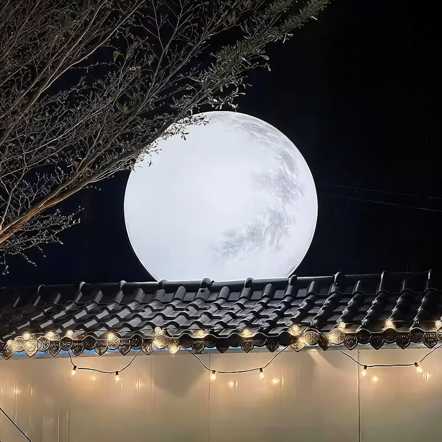 Solar Tuinlamp Maansdesign