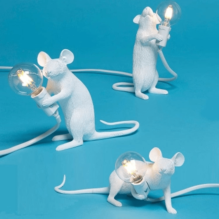 Speelse Tafellamp in Uniek Muisontwerp – Creatieve Verlichting voor Tafel of Kast 8