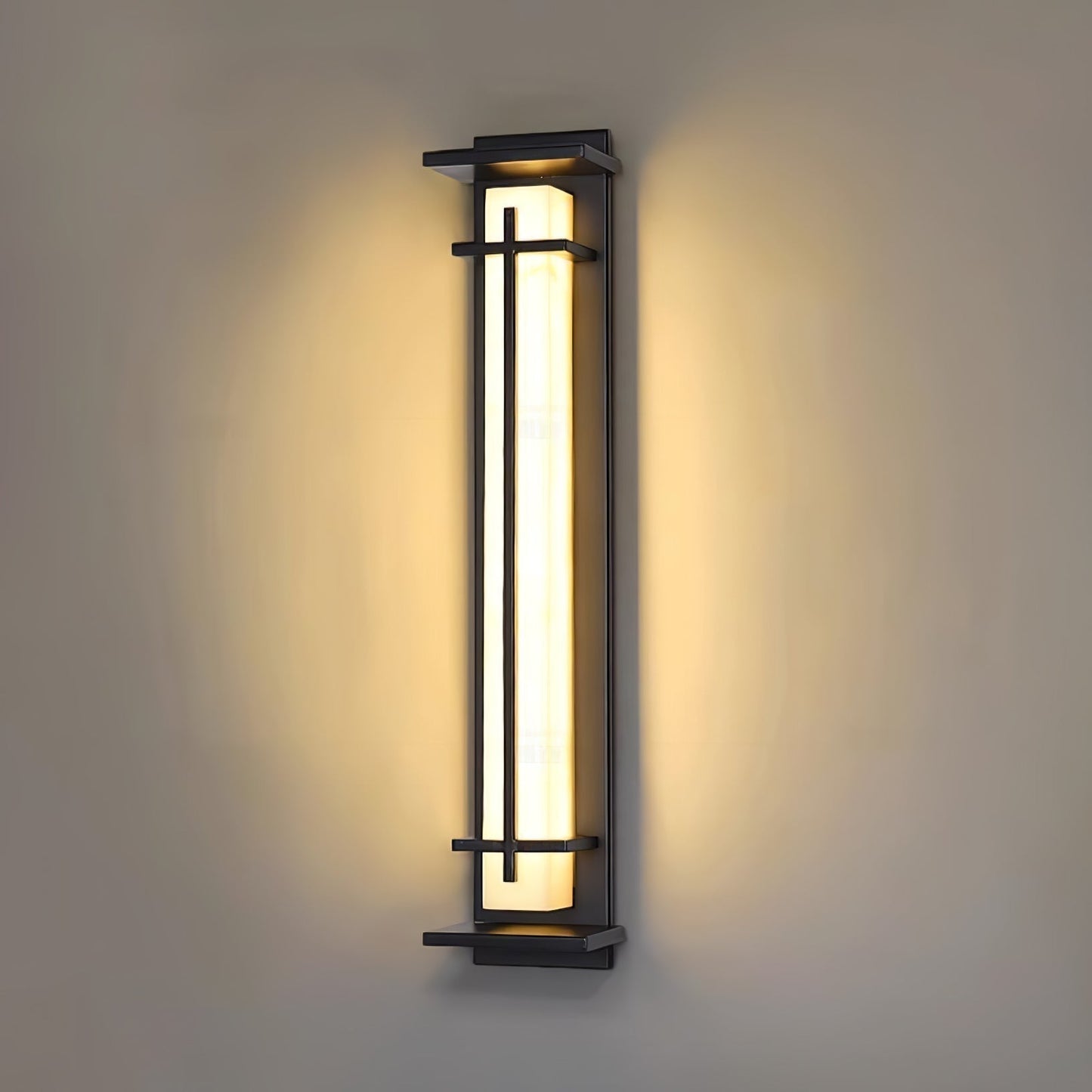 Vierkante Buiten Wandlamp IP65 Waterdicht met Geïntegreerde LED – Buitenverlichting Warm licht