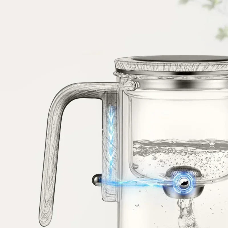 Stijlvolle Glazen Theepot met Magnetisch Waterscheidingssysteem voor Perfecte Infusie 4