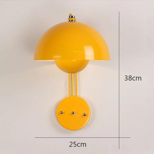 Stijlvolle Wandlamp MushroomGlow met LED Verlichting voor Binnen – Modern Muurlamp Accent 11