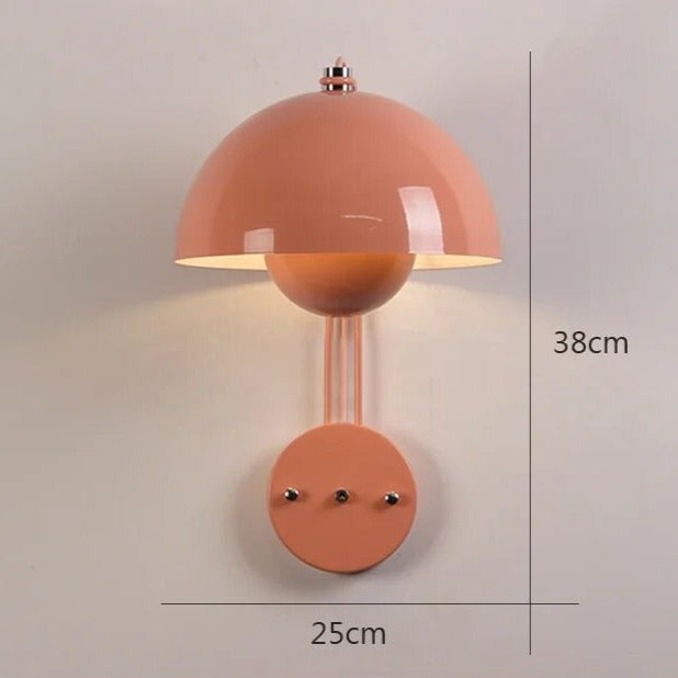 Stijlvolle Wandlamp MushroomGlow met LED Verlichting voor Binnen – Modern Muurlamp Accent 12