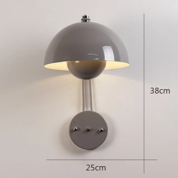 Stijlvolle Wandlamp MushroomGlow met LED Verlichting voor Binnen – Modern Muurlamp Accent 13