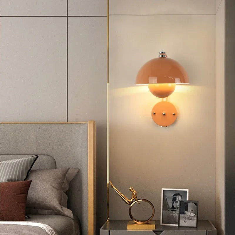 Stijlvolle Wandlamp MushroomGlow met LED Verlichting voor Binnen – Modern Muurlamp Accent 5