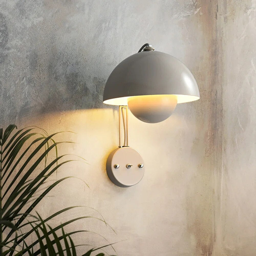 Stijlvolle Wandlamp MushroomGlow met LED Verlichting voor Binnen – Modern Muurlamp Accent 7