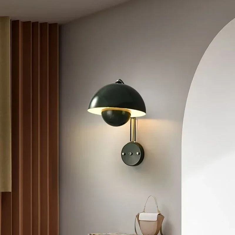 Stijlvolle Wandlamp MushroomGlow met LED Verlichting voor Binnen – Modern Muurlamp Accent 8