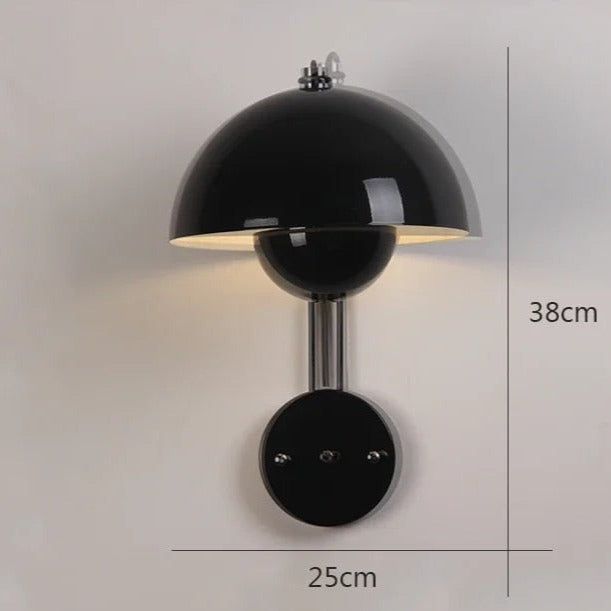 Stijlvolle Wandlamp MushroomGlow met LED Verlichting voor Binnen – Modern Muurlamp Accent 9