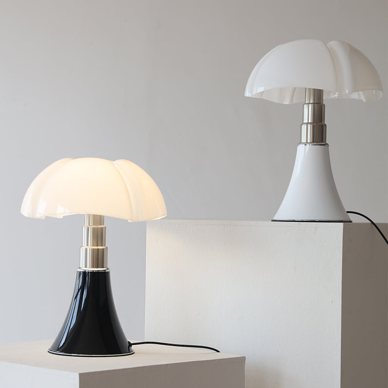 Tafellamp Zwart met Champignon Design – LED Eettafel Lamp 36 cm Retro Moderne Verlichting 1