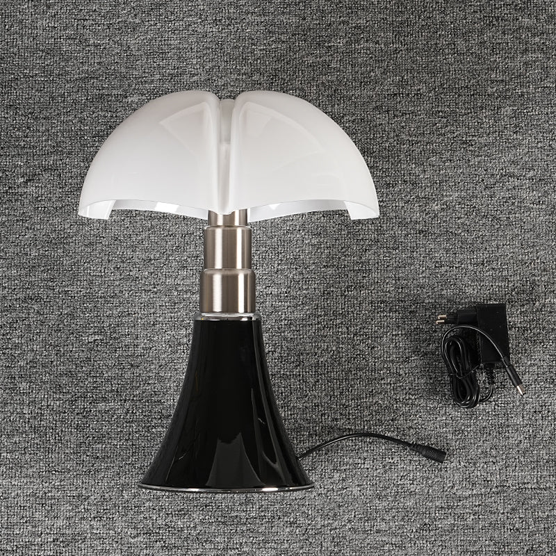 Tafellamp Zwart met Champignon Design – LED Eettafel Lamp 36 cm Retro Moderne Verlichting 2