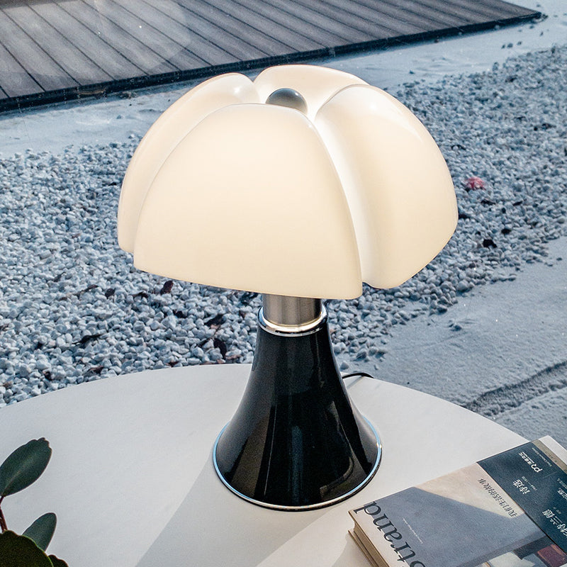 Tafellamp Zwart met Champignon Design – LED Eettafel Lamp 36 cm Retro Moderne Verlichting 3