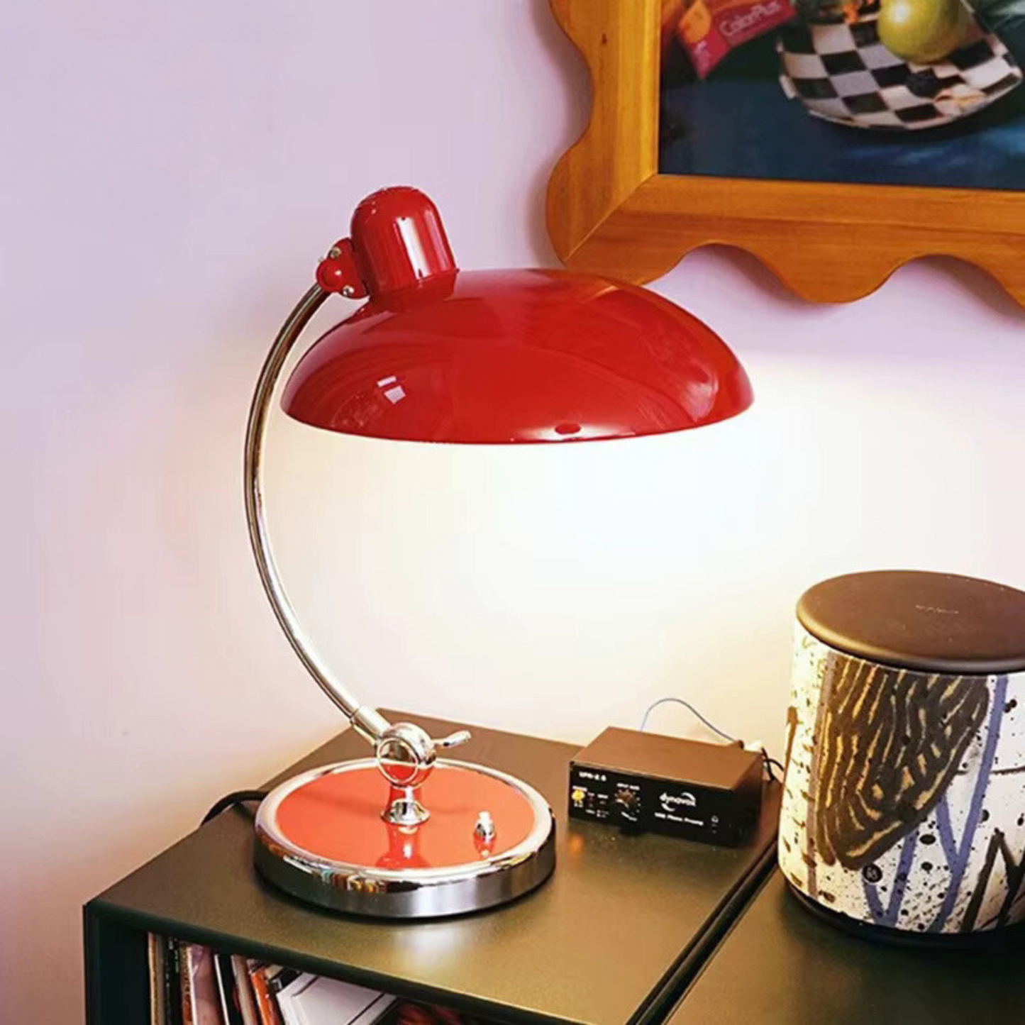 Tafellamp met Bauhaus Design en Scandinavische Stijl voor Bureau en Nachtkastje 5
