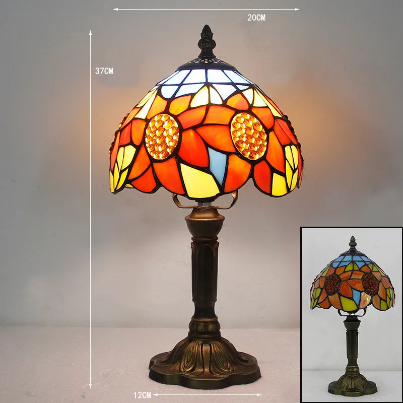 Tafellamp met Handgemaakt Glas en Flexibele Svanhals 3