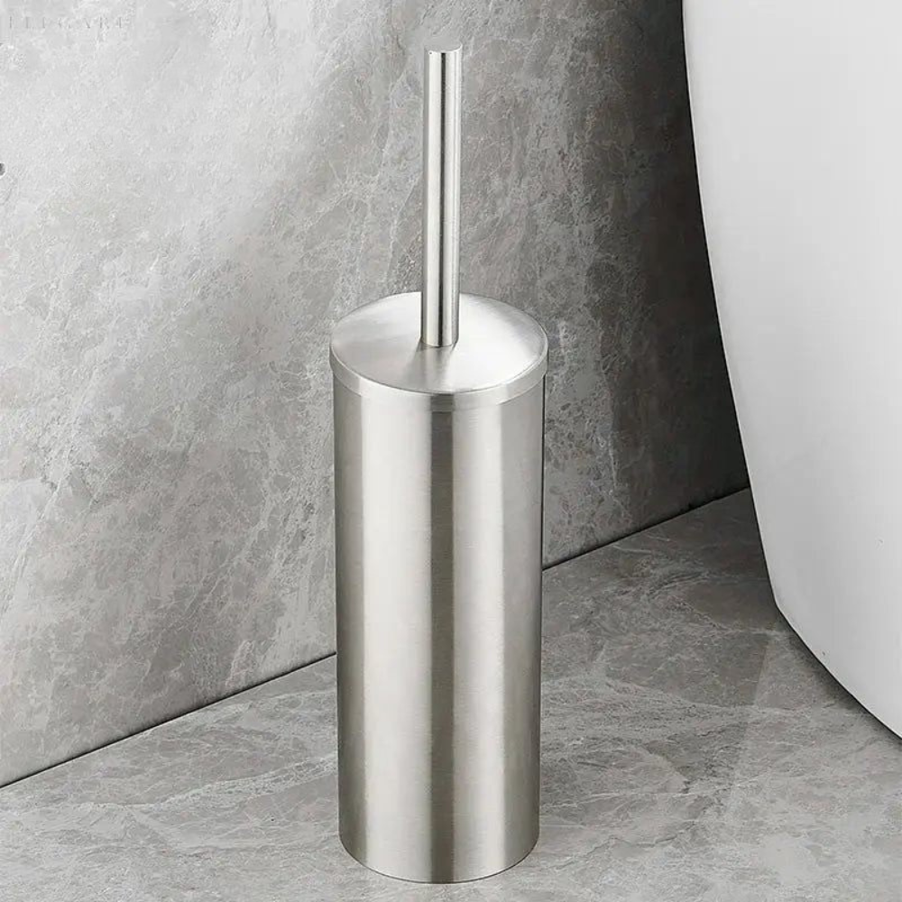 Toiletborstel met Muurbevestiging en Flexibele Borstelkop voor Efficiënte Reiniging 0