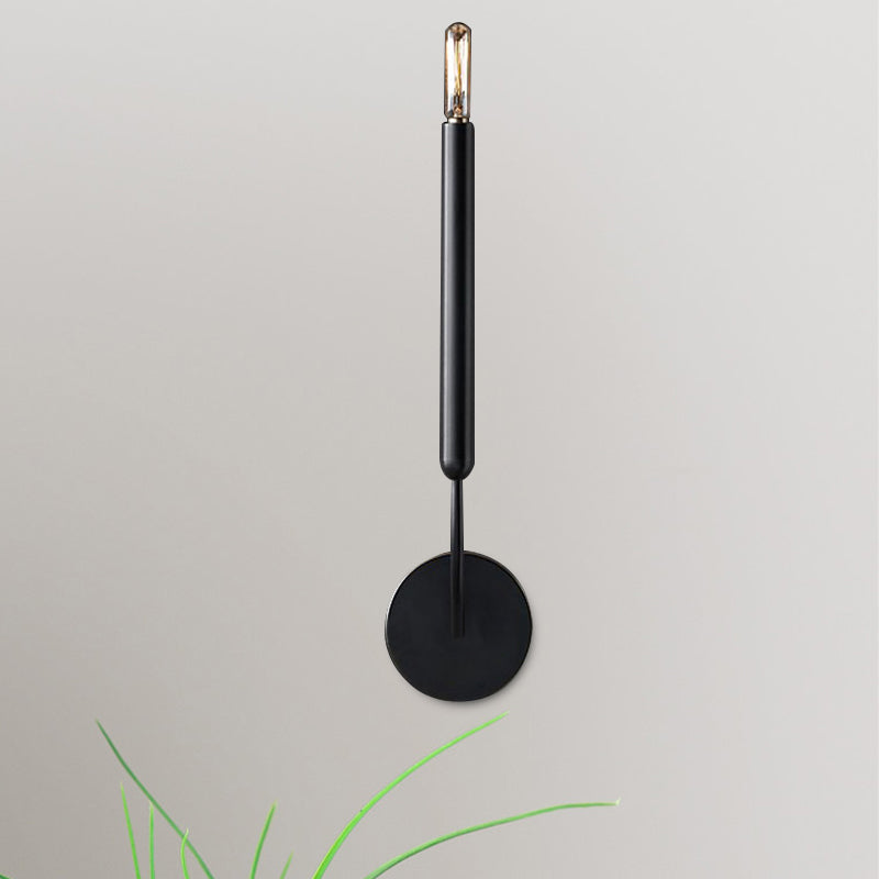 Traditionele Zwarte Wandlamp met Messing Accenten voor Binnen - Muurlamp voor Eetkamer 0