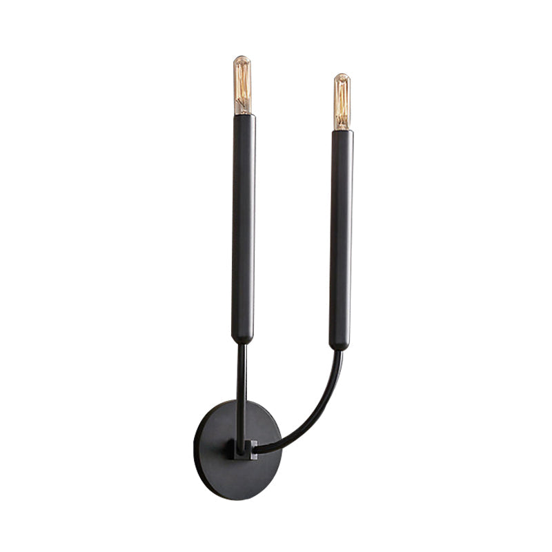 Traditionele Zwarte Wandlamp met Messing Accenten voor Binnen - Muurlamp voor Eetkamer 4