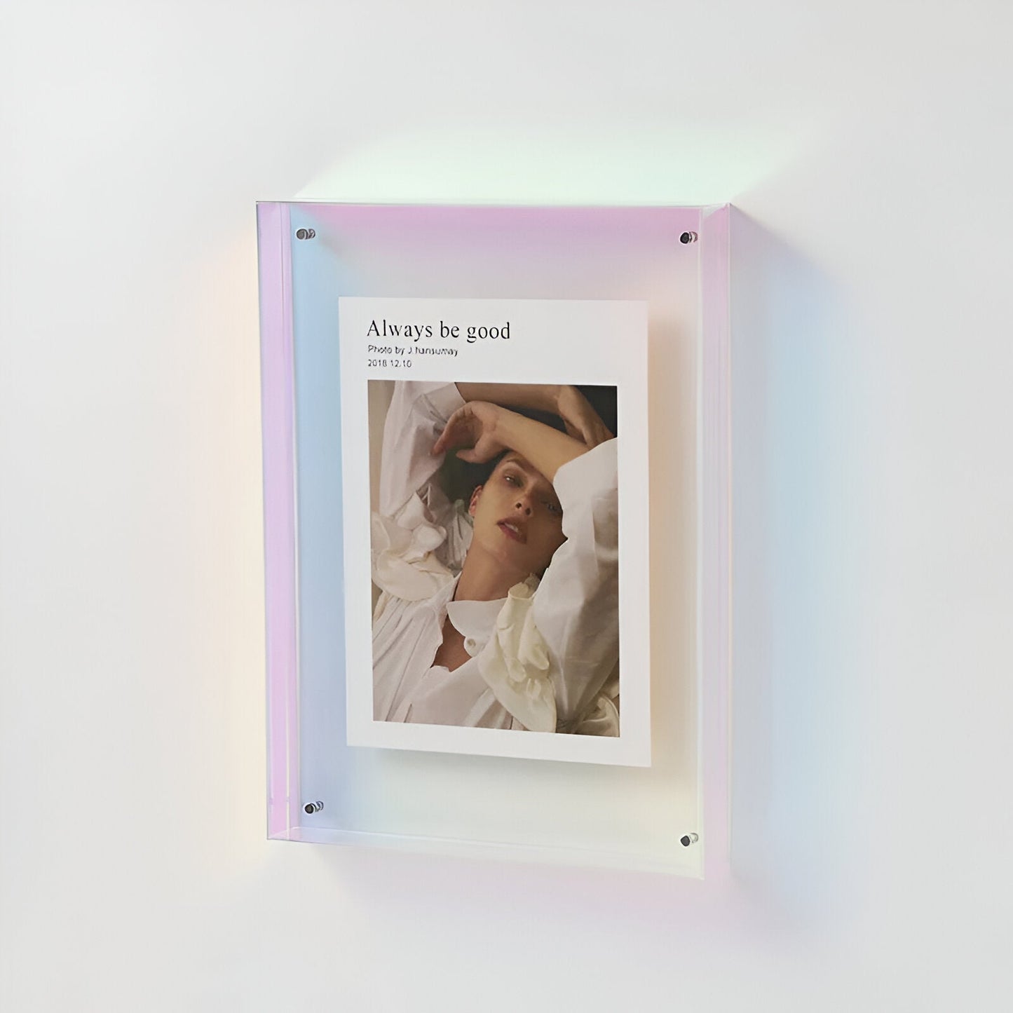 Transparante Fotolijst van Acryl met Minimalistisch Ontwerp en Vrijstaande Montage 10