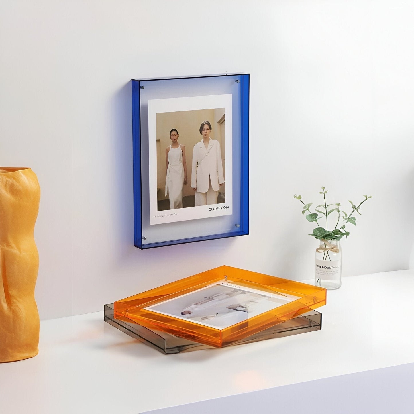 Transparante Fotolijst van Acryl met Minimalistisch Ontwerp en Vrijstaande Montage 2