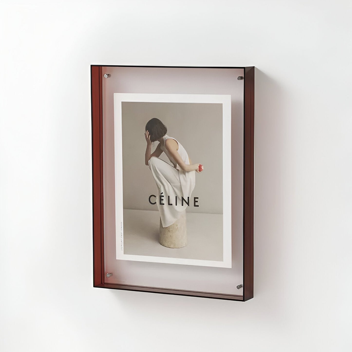 Transparante Fotolijst van Acryl met Minimalistisch Ontwerp en Vrijstaande Montage 6