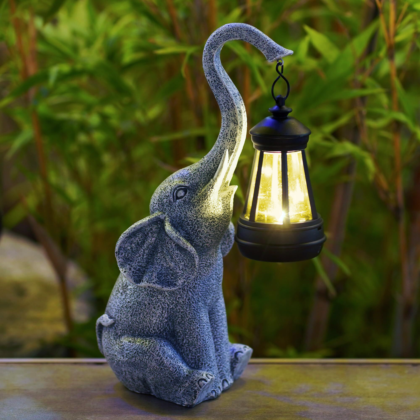 Tuinlamp Olifant op Zonne-energie – Charmante Tuinverlichting voor Binnen en Buiten 3