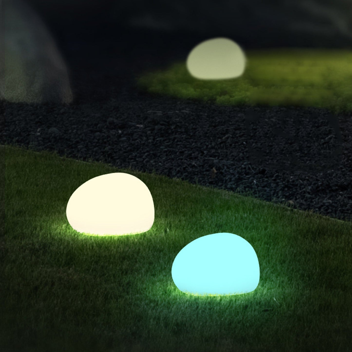 Solar Tuinlamp Steenlook 20 cm Steen