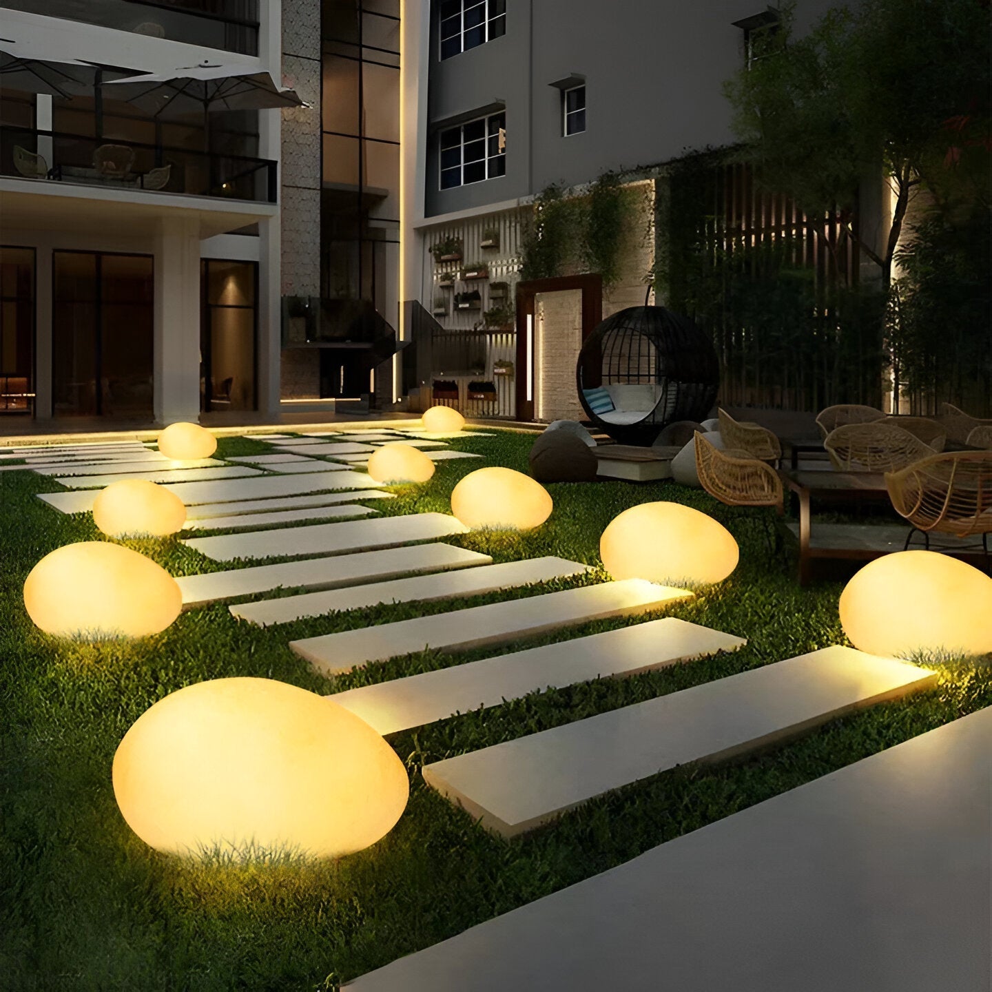Solar Tuinlamp Steenlook