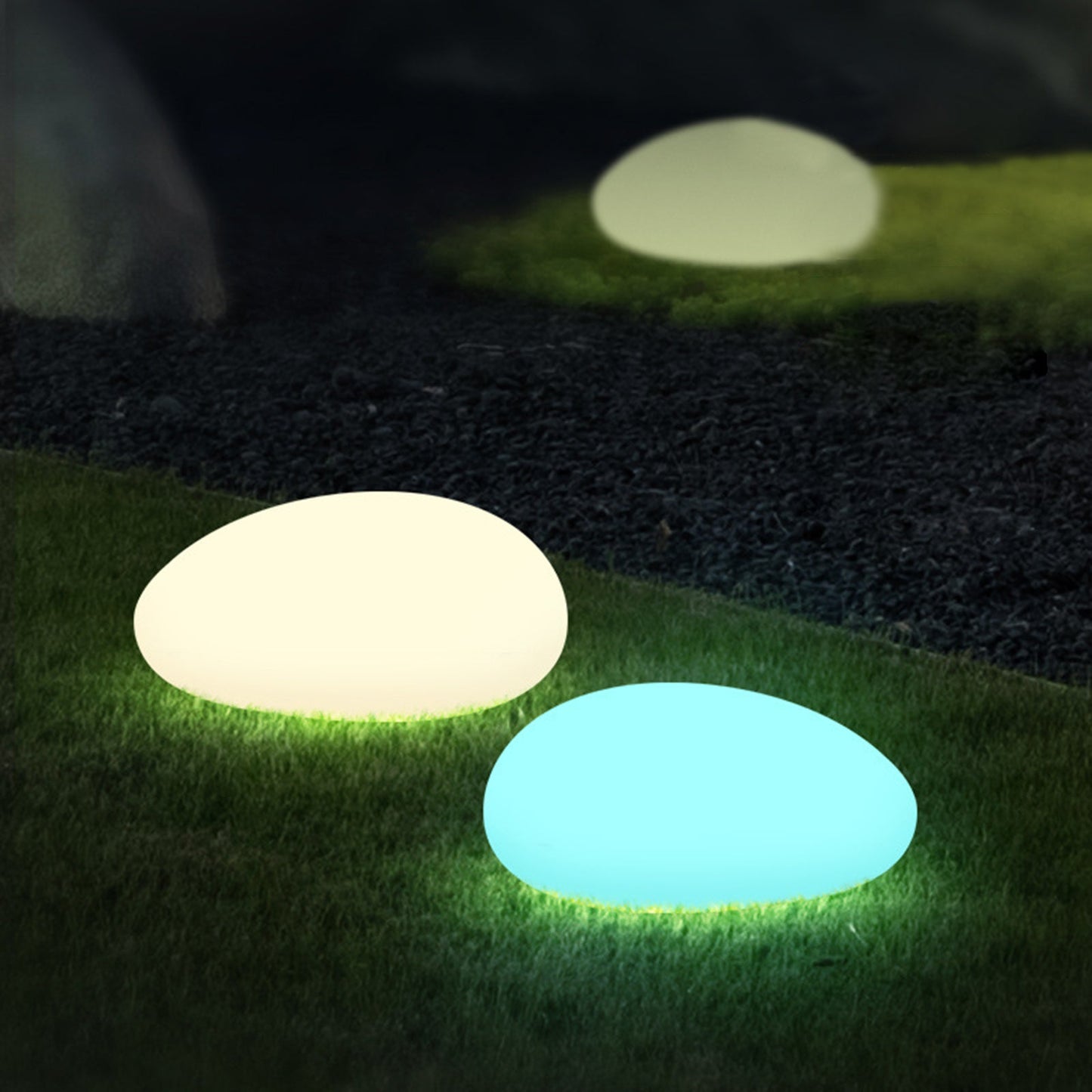 Solar Tuinlamp Steenlook 40 cm Steen